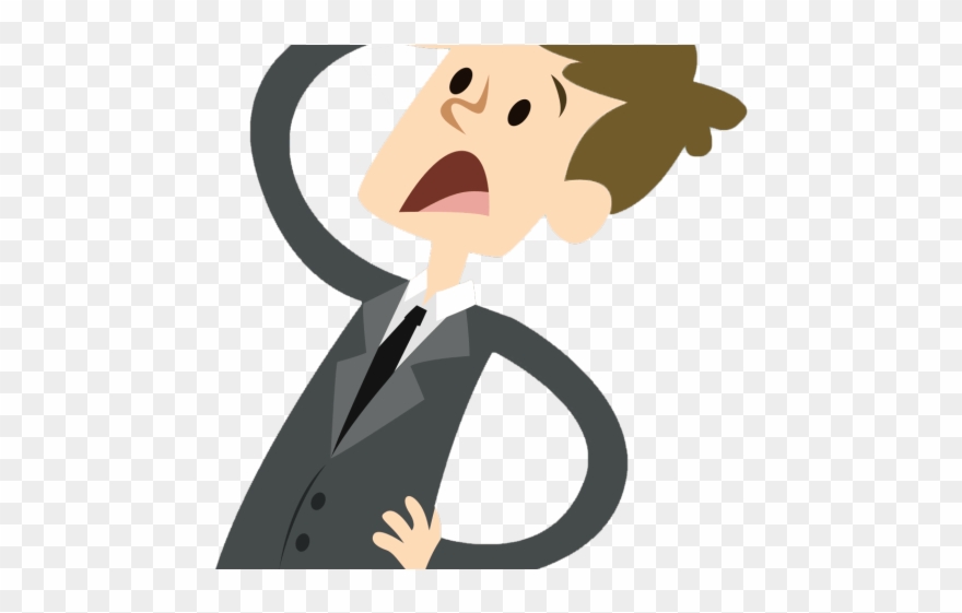 Analyst Clipart Accountant - Sad Man Animated - Png Download