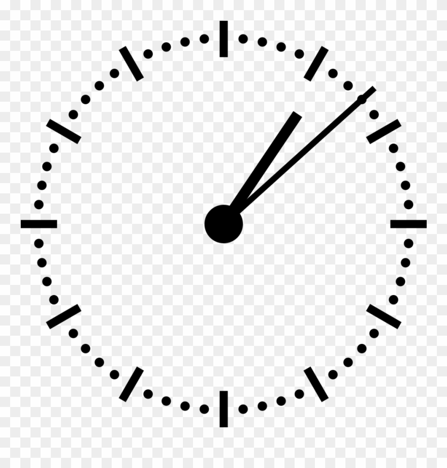 Alarm Clipart Hour - Clock 12 31 - Png Download