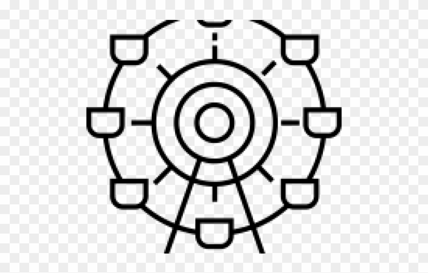 Drawn Ferris Wheel Real - Staten Island Stapletons Logo Clipart