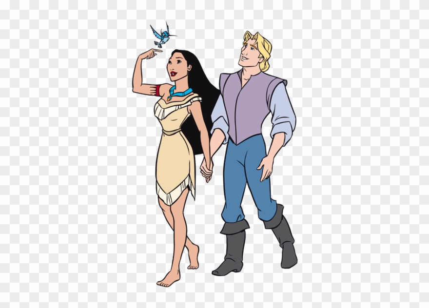 600 X 600 1 - Pocahontas And John Smith Cartoon Clipart