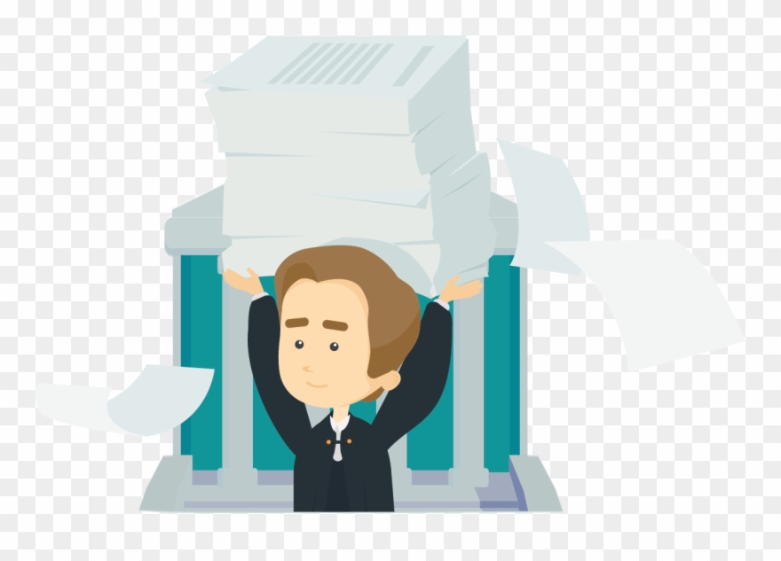 Litigation Documents - Cartoon Clipart