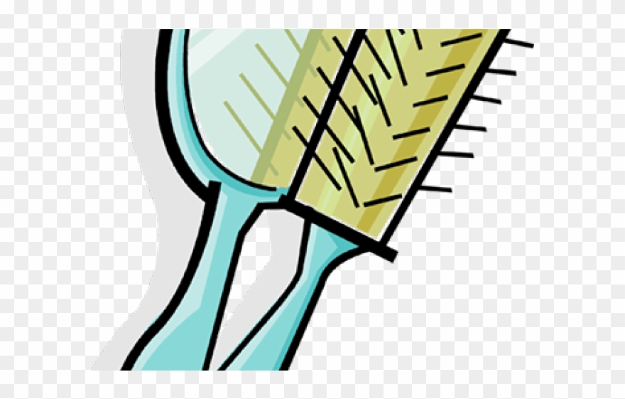 Reggae Clipart Hair - Hair Brush And Mirror Clip Art - Png Download