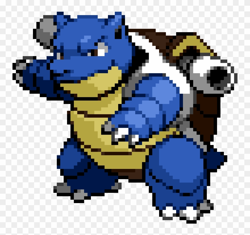 Blastoise - Blastoise Cross Stitch Pattern Clipart