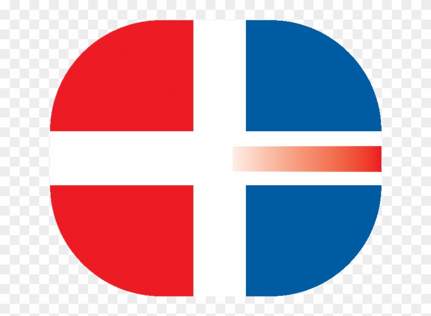 Icelandic And Danish Flag , Png Download - Icelandic And Danish Flag Clipart