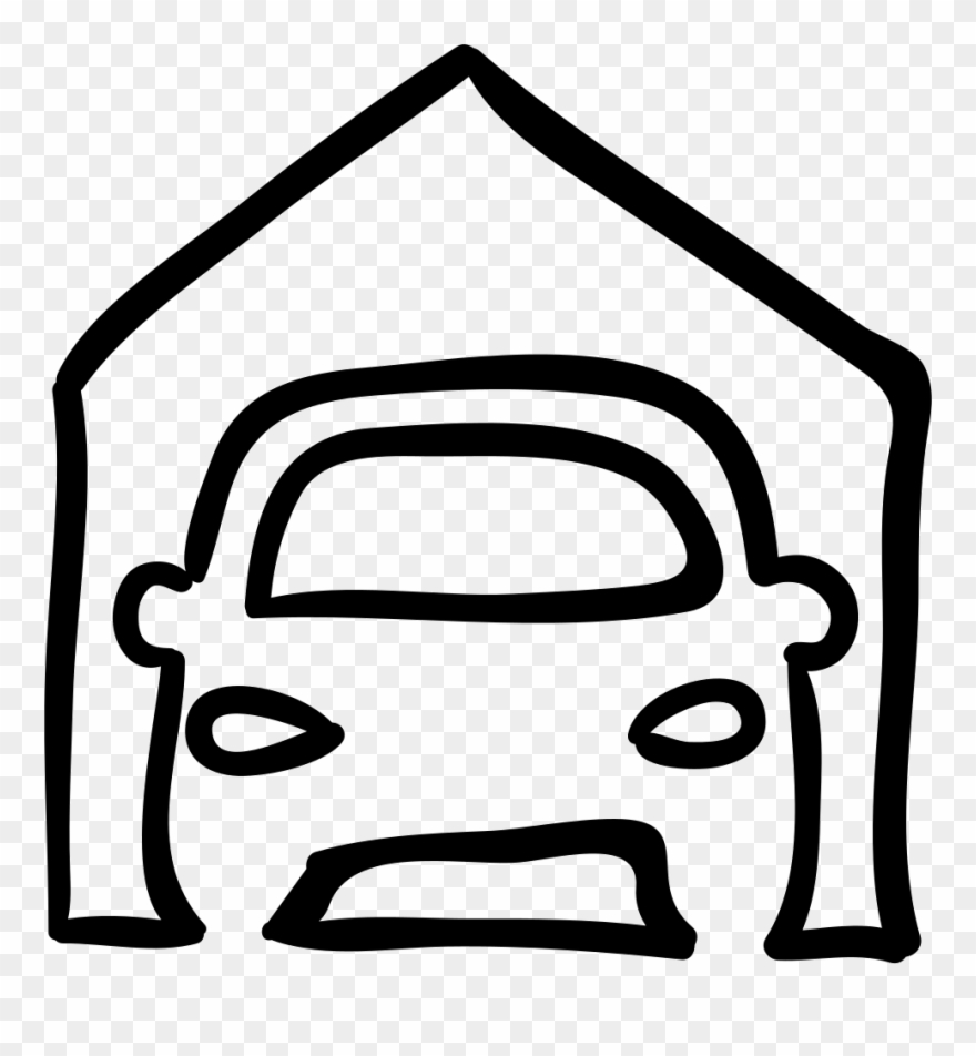 Car Outline Png - Carro Na Garagem Desenho Clipart