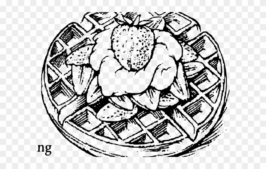Waffle Clipart Pop Art - Belgian Waffle Waffle Clip Art - Png Download