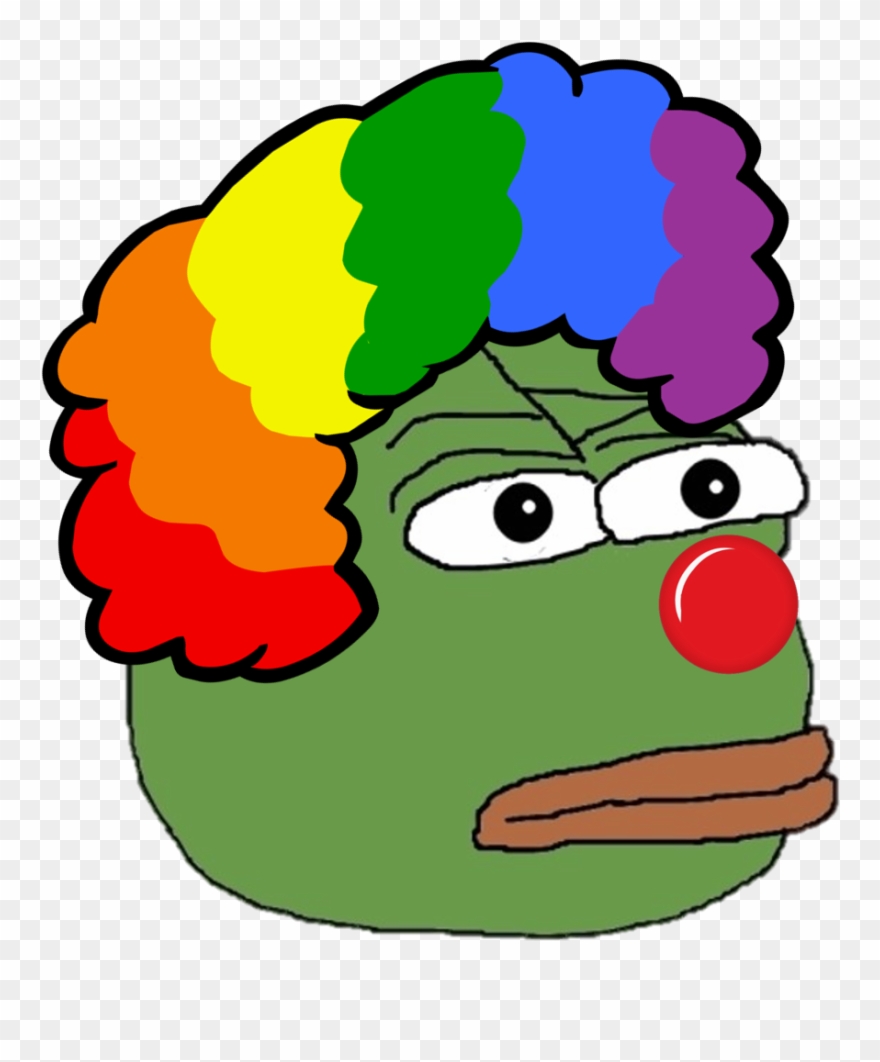 403 Kb Png - Clown Pepe The Frog Clipart
