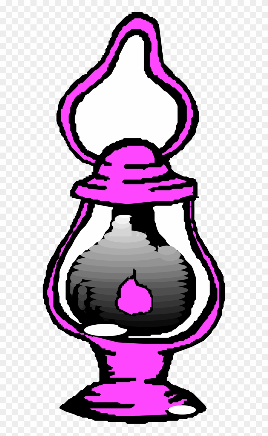 Panda Free Images Keroseneclipart - Oil Lamp Clip Art - Png Download