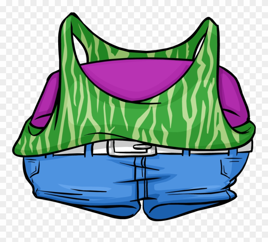 Green Dance Sweats - Ropa De Club Penguin Clipart