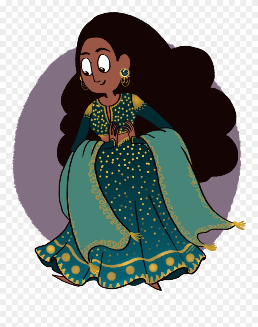 The Stevonnie And Older Connie Sari Series - Stevonnie Sari Clipart