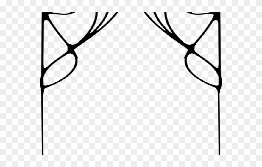 Swirl Clipart Art Deco - Art Nouveau Frame Png Transparent Png