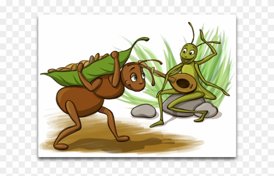 Graphic Library Download Progress And The Lack Thereof - Clipart The Ant And The Grasshopper - Png Download