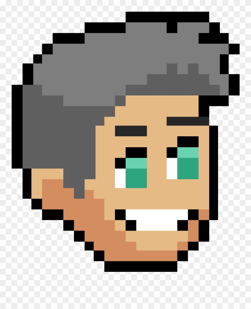 Male Swoop Hair - Chug Jug Pixel Art Clipart