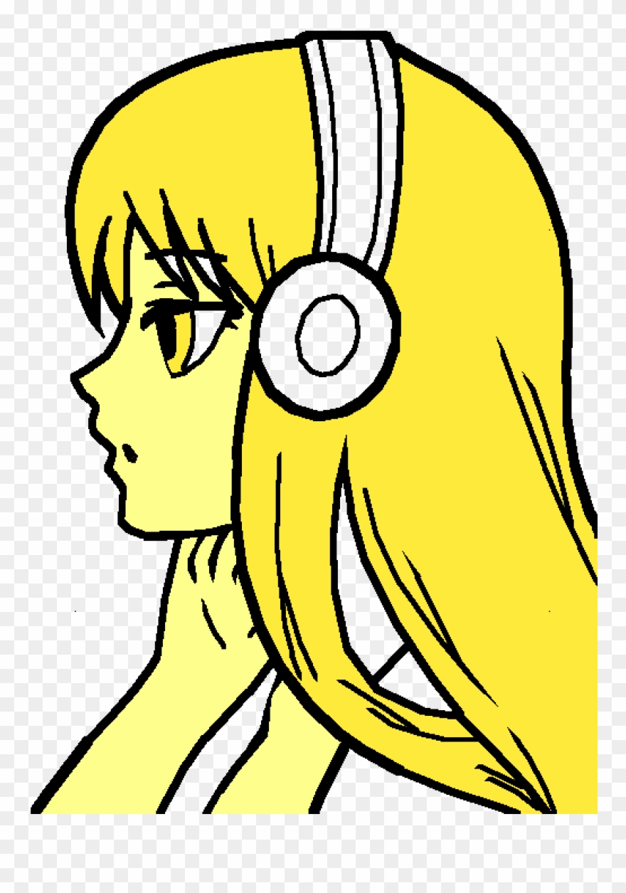 Woe - Anime Girl Small Drawing Clipart