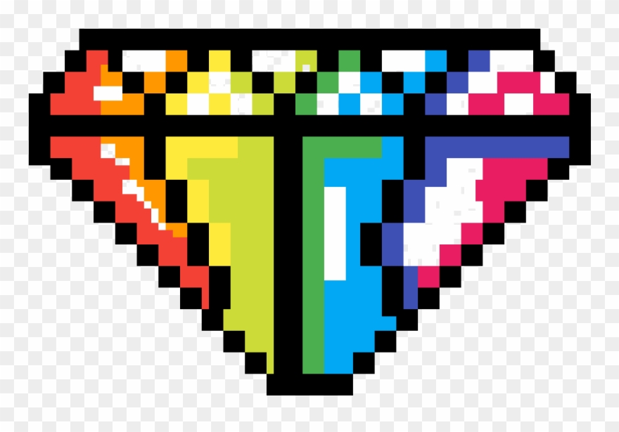 Pixilart Pixel Diamond By Ferko - Easy Minecraft Pixel Arts Clipart