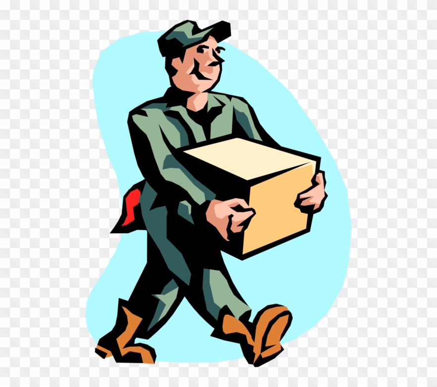 Vector Illustration Of Warehouse Shipping And Receiving - Imagenes De Mover Clipart