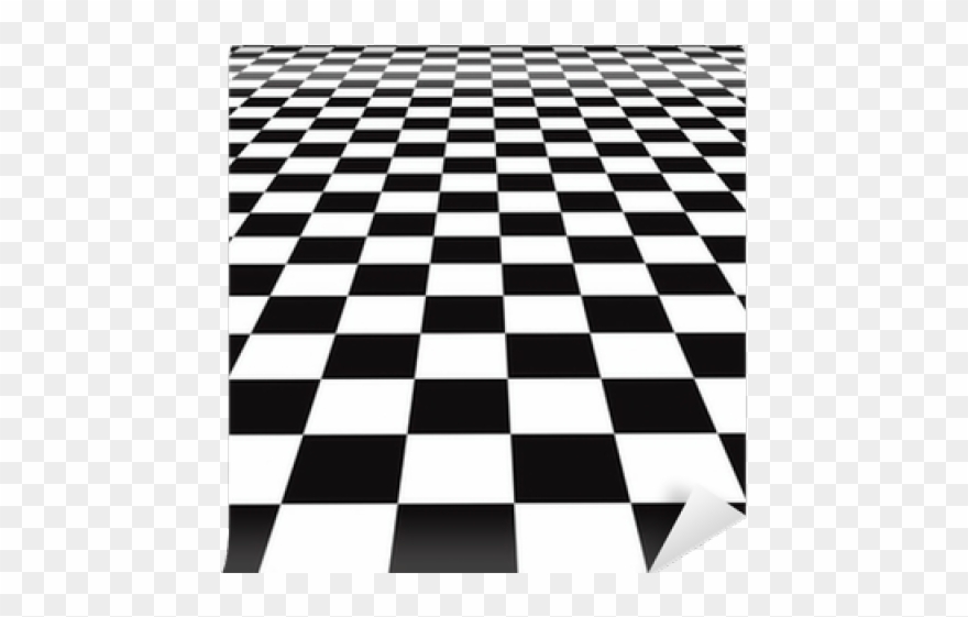 Floor Clipart Checkers - Checkered Floor - Png Download