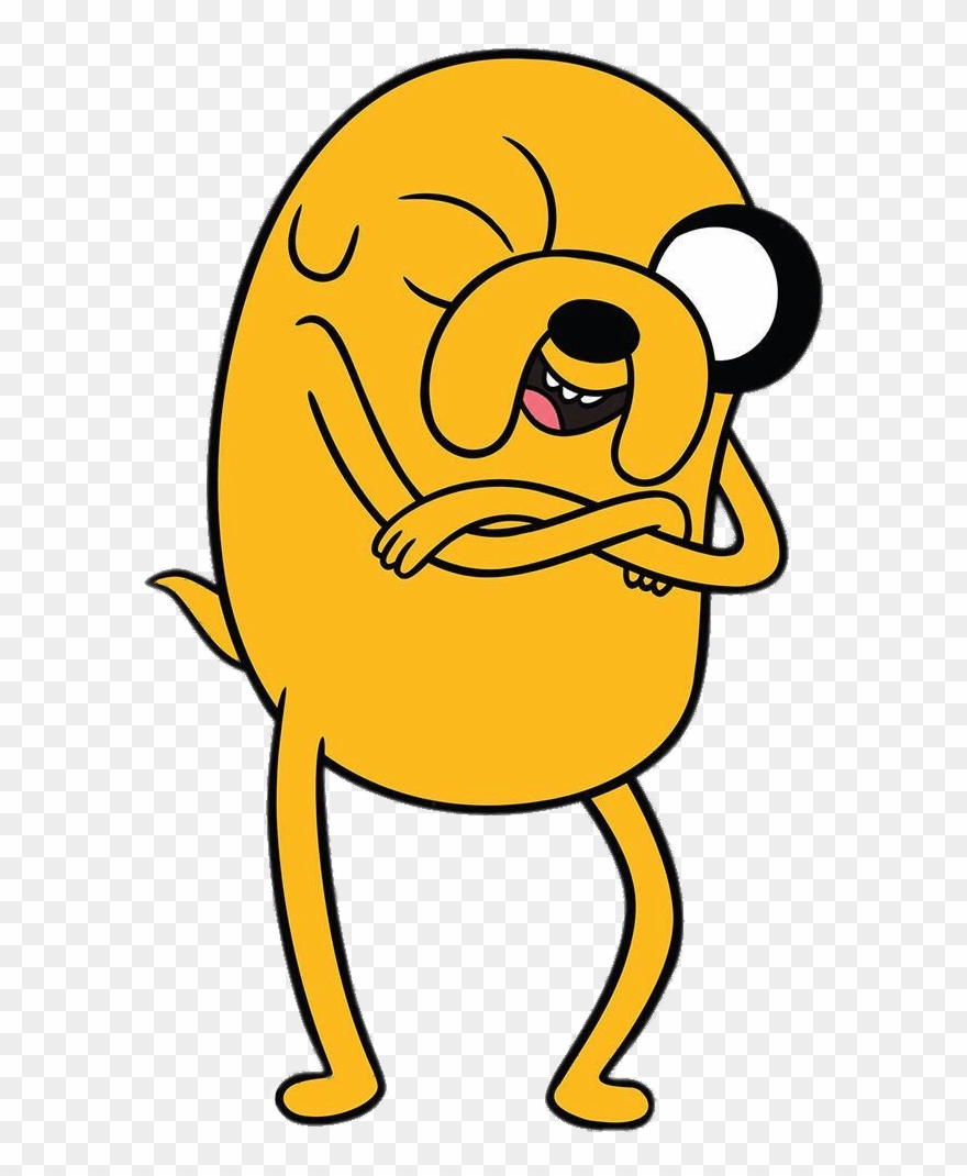 Adventure Time Jake The Dog Blinking Clipart
