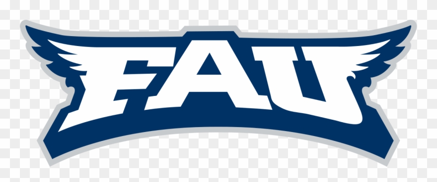 50-3 - Florida Atlantic Logo Clipart