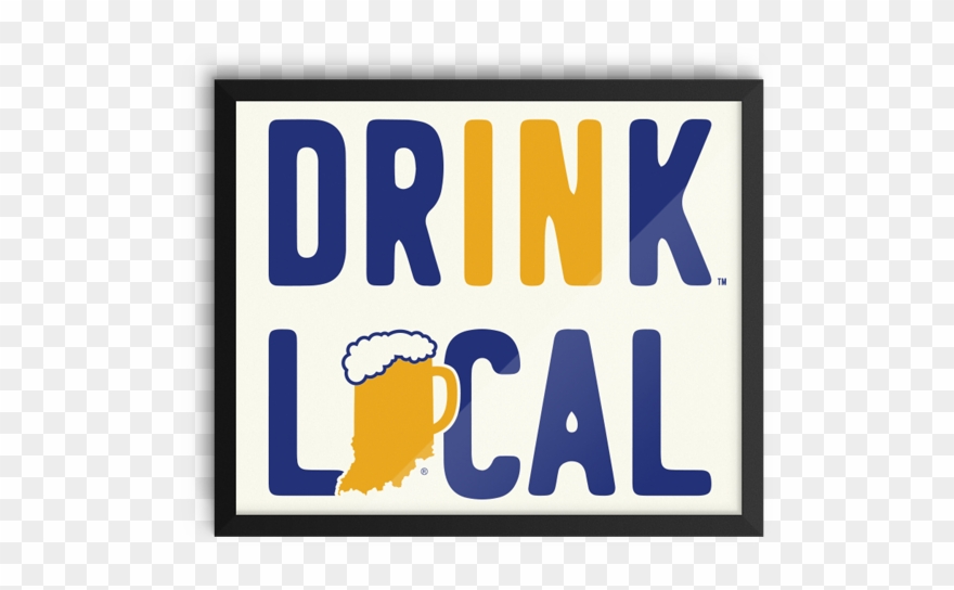Drink Local Poster Clipart