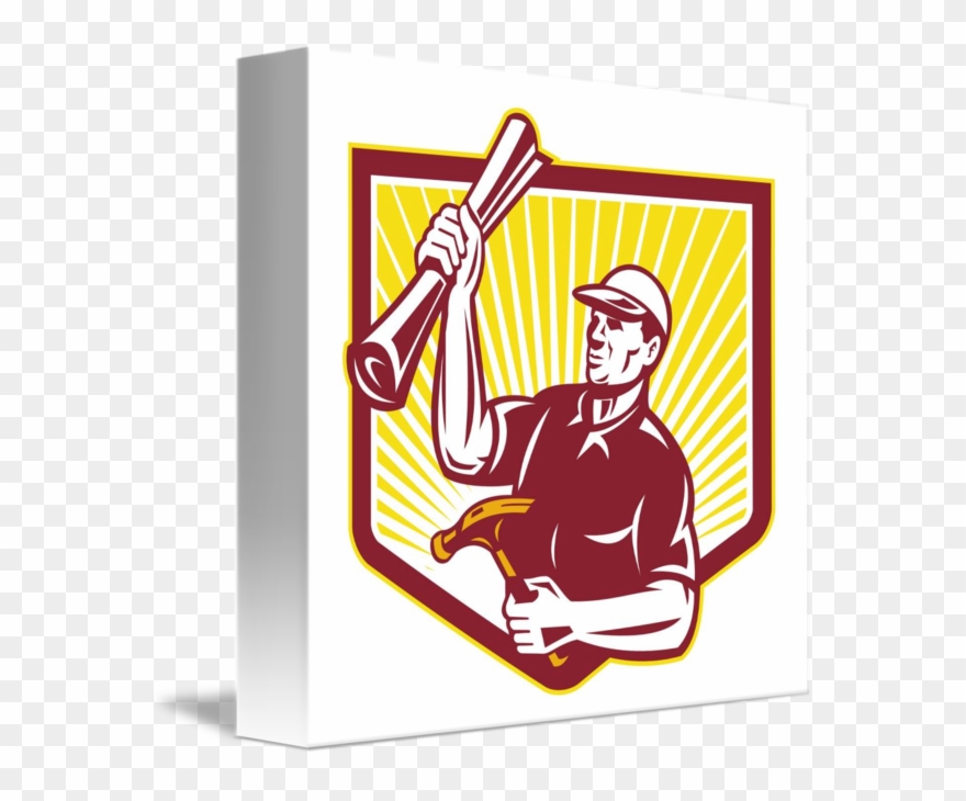 Hold Hammer Building Plan - Clipart Baumeister - Png Download