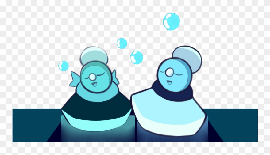 Adamites Blow Bubbles When They Sing - Cartoon Clipart