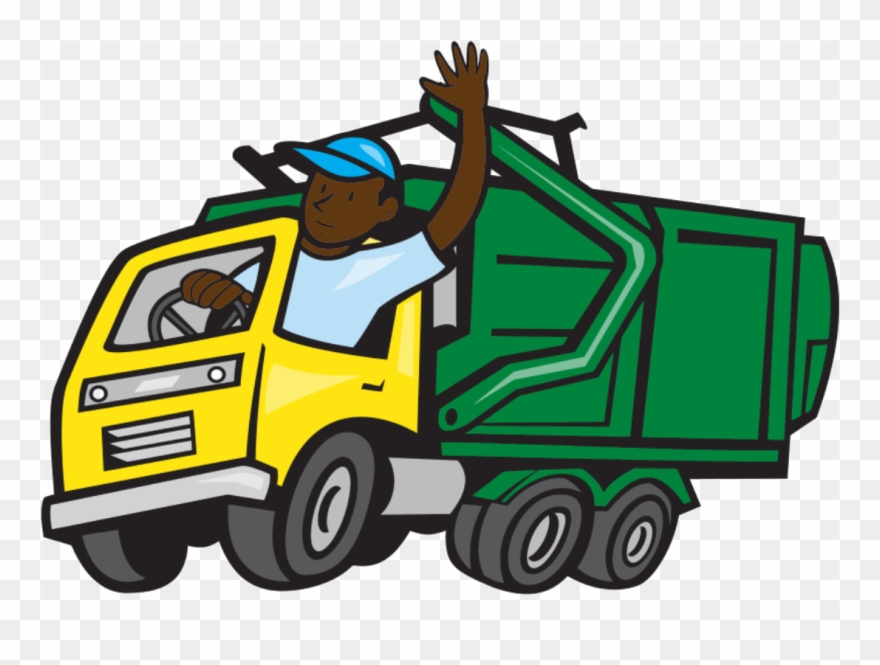 Mac's Moving /rubbish Removal Services - Cartoon Garbage Truck Clipart