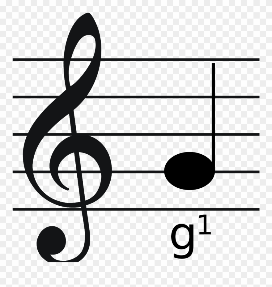 Music Treble Clef - G Clef In Music Clipart