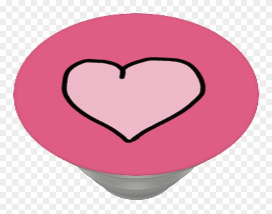 Lonely Heart Pop Socket, - Heart Clipart