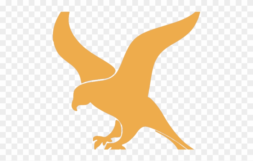 Bird Clipart Falcons - Minimalist Falcon - Png Download