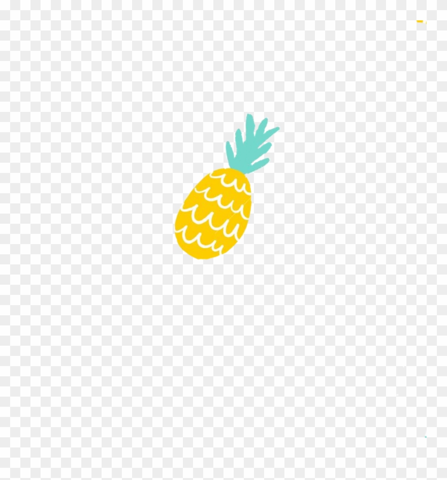 Pineapple Sticker - Seedless Fruit Clipart