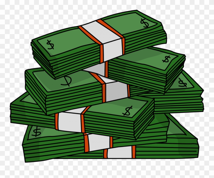 Download Money Clip Art - Stacks Of Money Clipart - Png Download