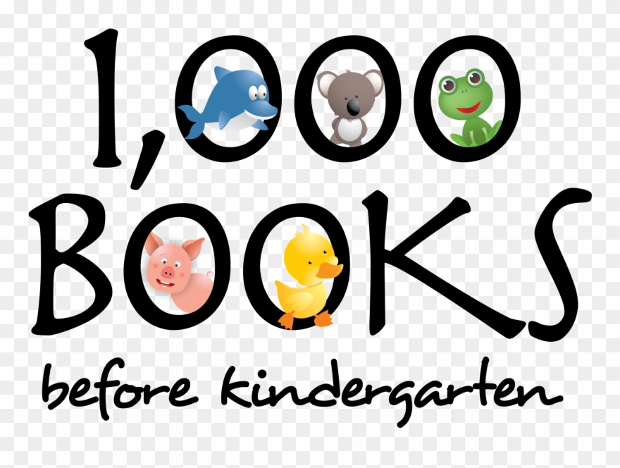 1,000 Books Before Kindergarten - Clear Aligners Clipart