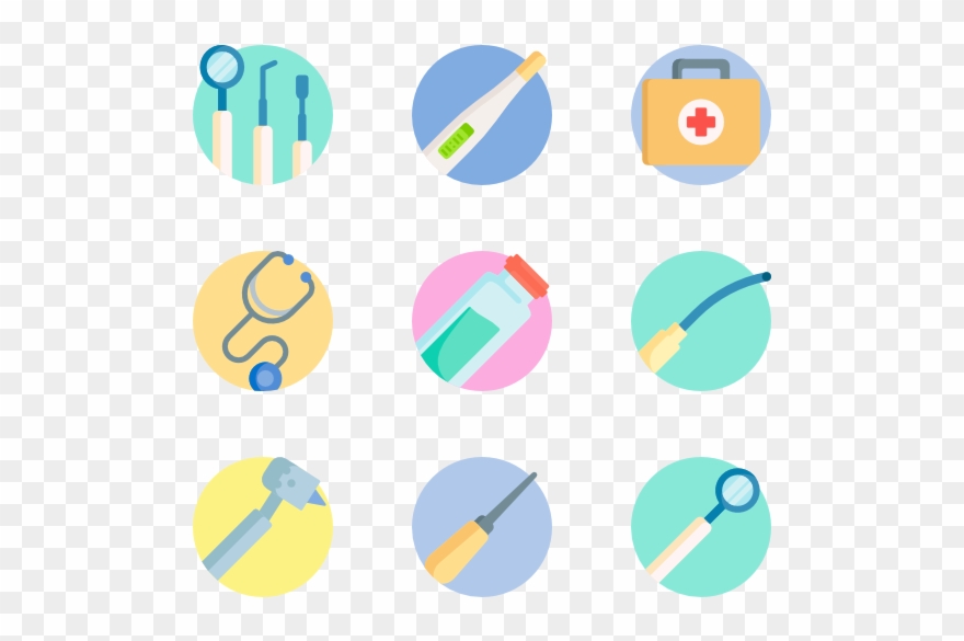 Medical Instruments - Circle Clipart