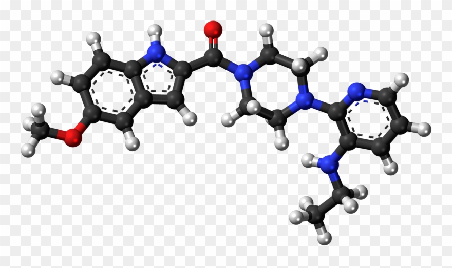 Atevirdine Molecule Ball - Saccharin Png Clipart