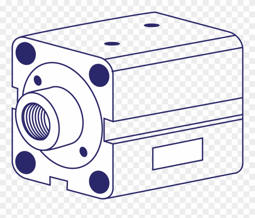 Jufan Cx-hc Sd 50n25 Compact Hydraulic Cylinder Watson - Circle Clipart