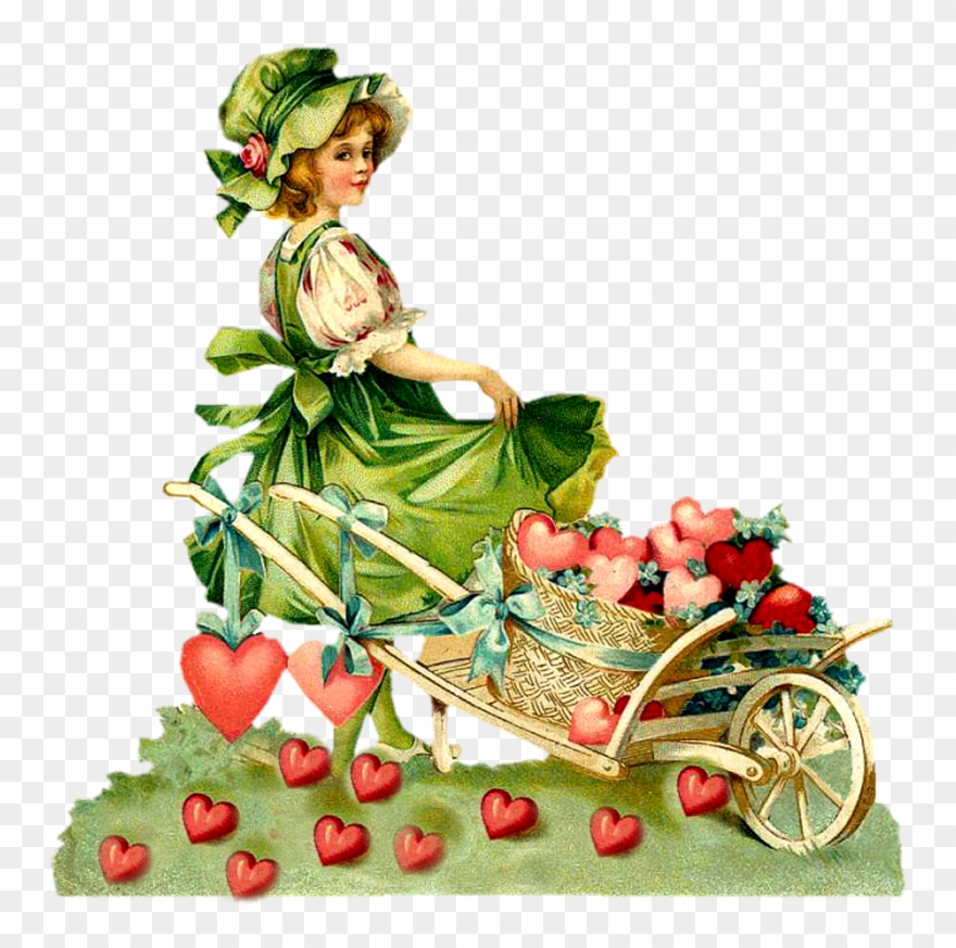 Victorian Die Cut - Valentine's Day Clipart