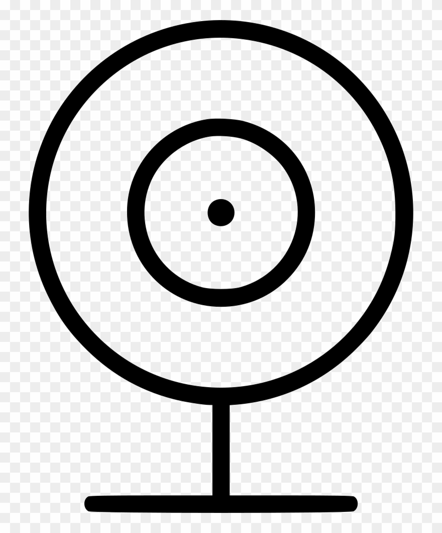 Web Camera Clipart Drawing - Circle - Png Download