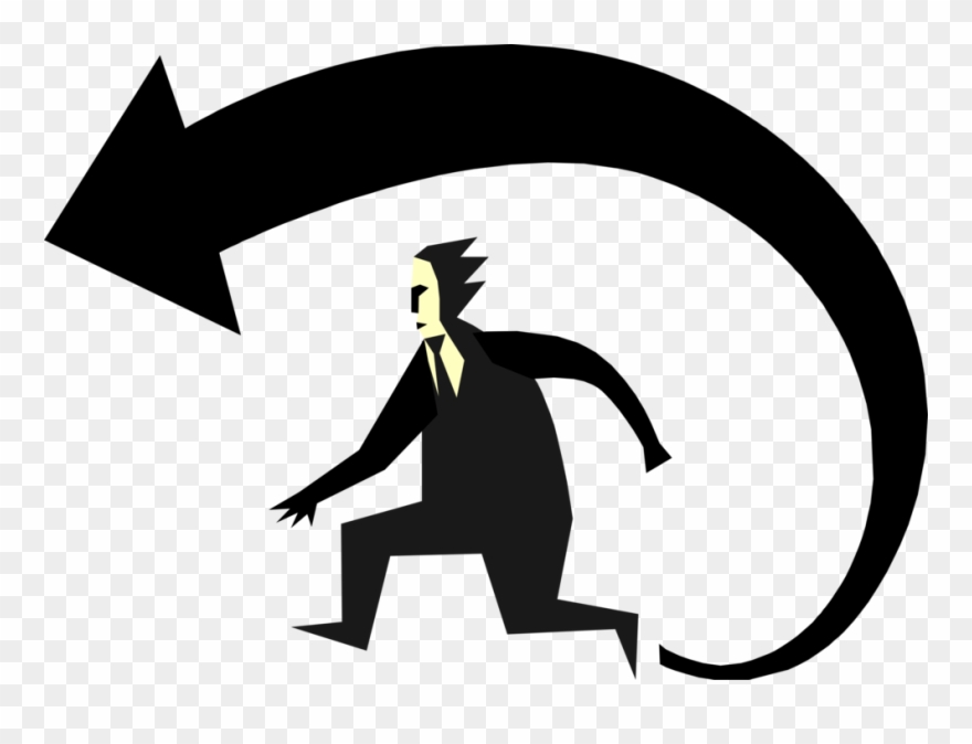 Vector Illustration Of Businessman Indicates Things - Cartoon Clipart