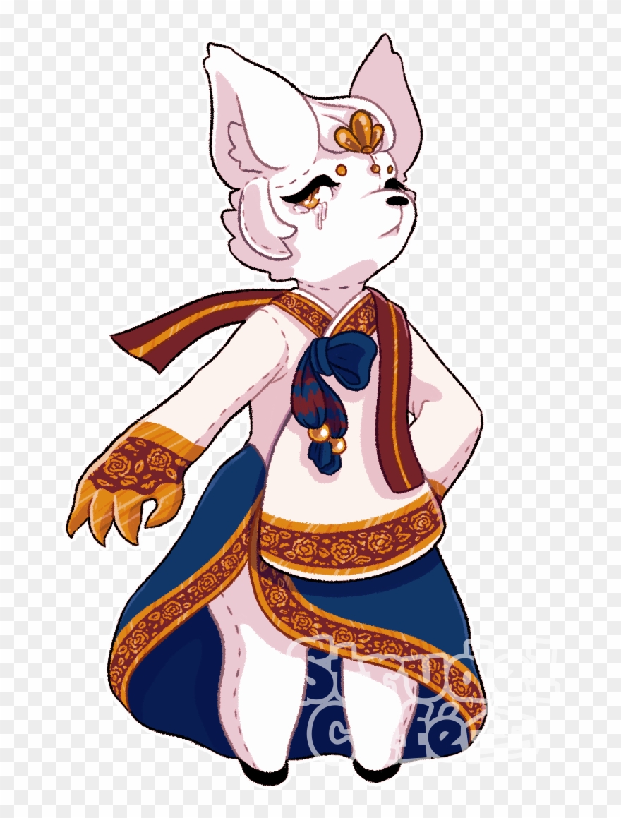 Bridal Hanbok - Cartoon Clipart