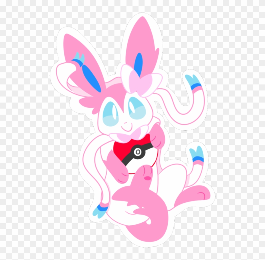 Eevee - Sylveon - Cartoon Clipart
