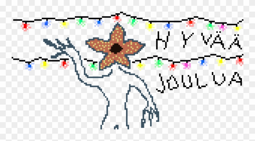 Stranger Things Merry Christmas Clipart