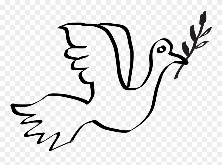 13 Best Photos Of Peace Symbols Dove Clipart - Doves As Symbols - Png Download
