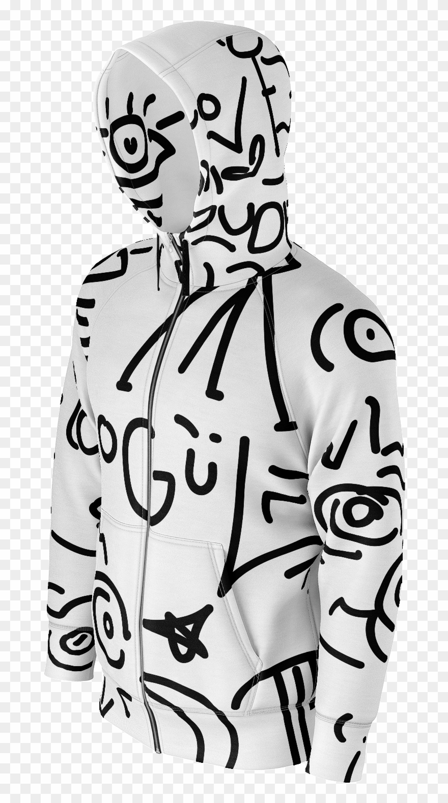 Mogul Hoodie - Illustration Clipart