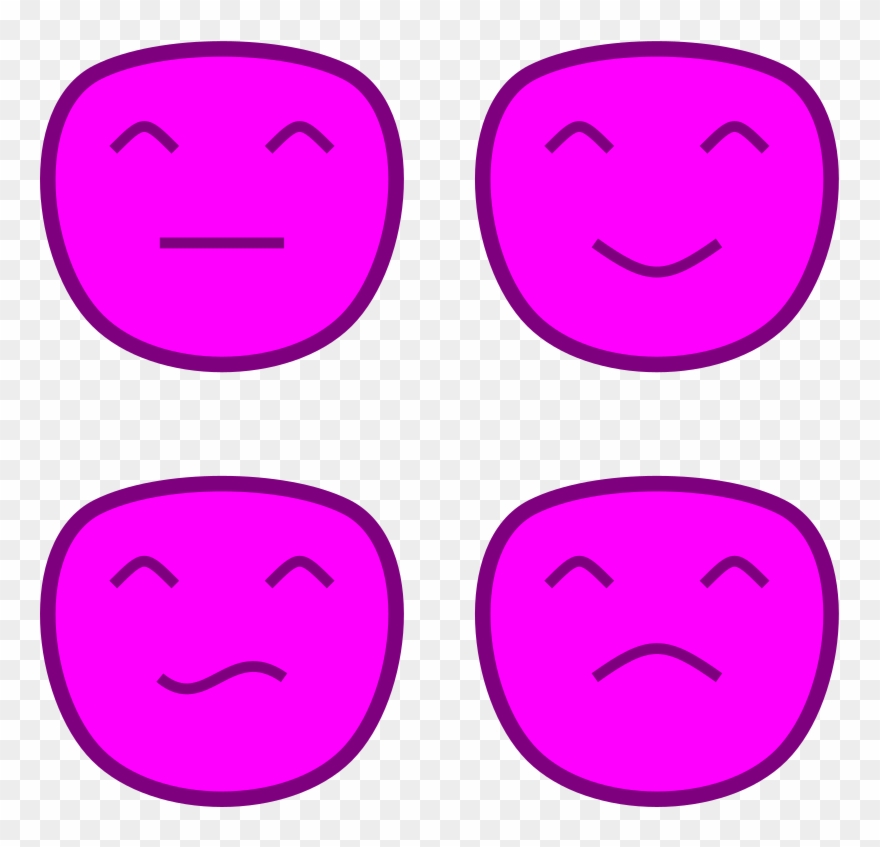 Clipart - Pink Smileys - Smiley - Png Download