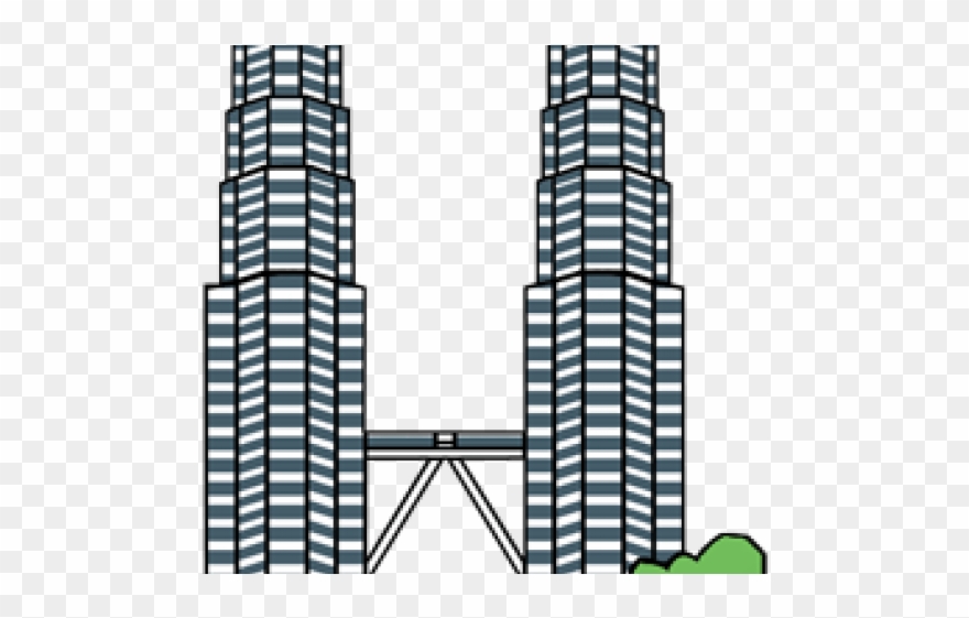Towers Clipart Petronas Tower - Petronas Twin Towers - Png Download