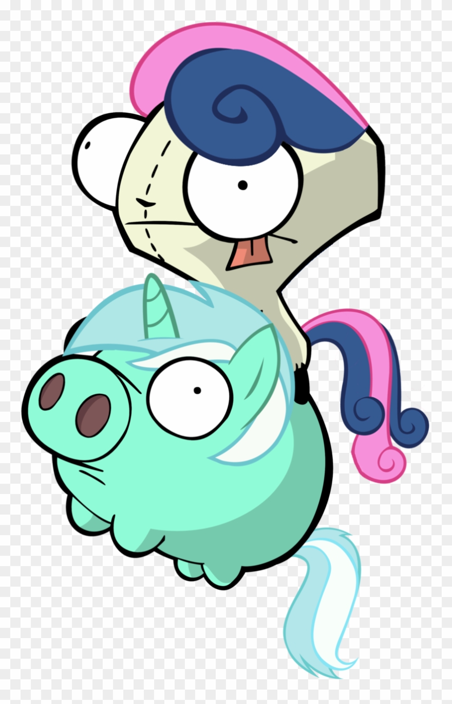 My Little Pony - Transparent Invader Zim Gir Clipart