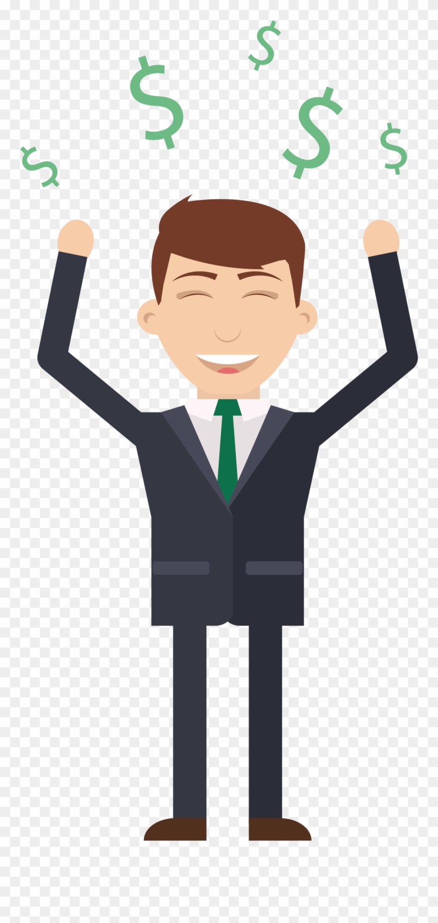Office Man Cartoon Png Clipart