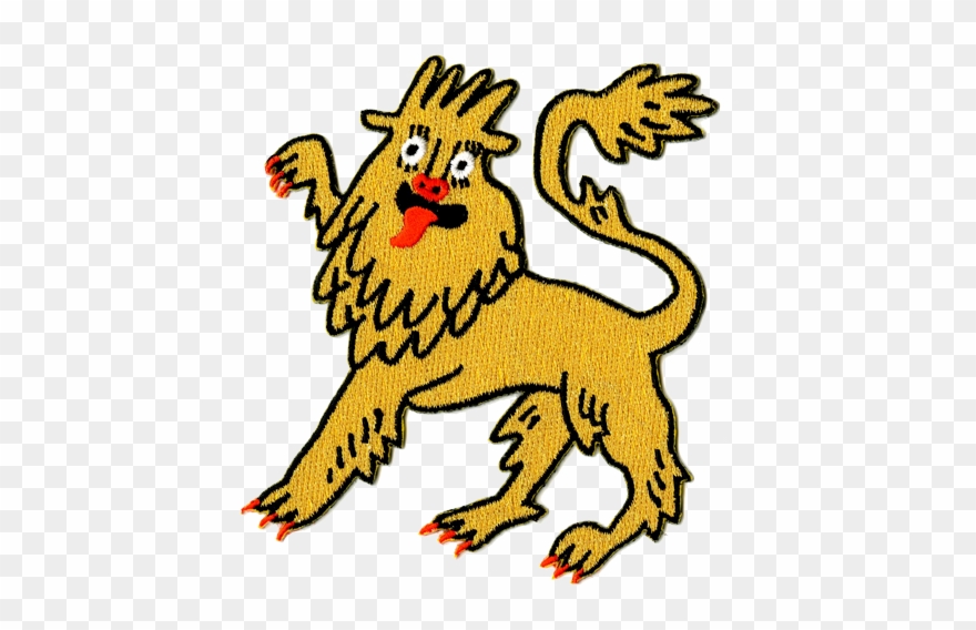 Dumb Lion Patch Dumb Lion Patch - Illustration Clipart