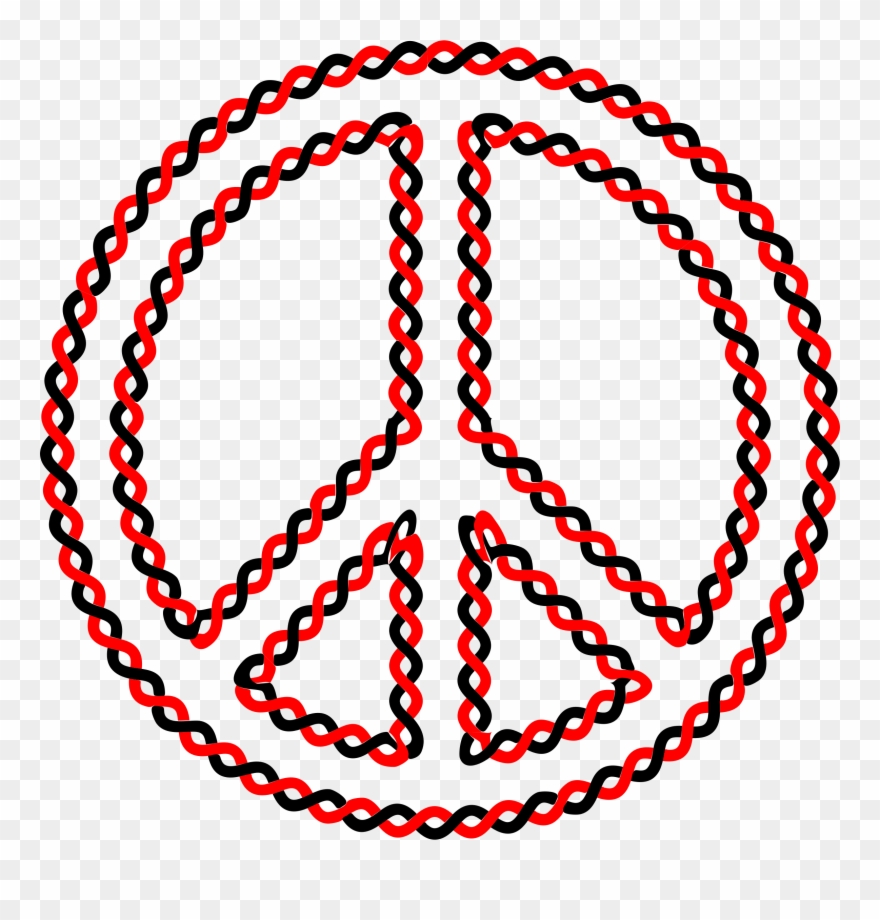 This Free Icons Png Design Of Intertwined Peace Sign Clipart